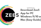 Download Zee5 App for PC Windows 1110 or Mac